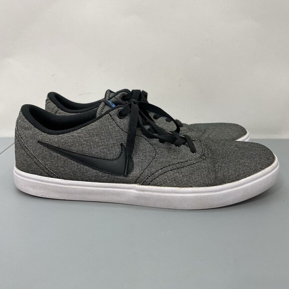 NIKE SB Check Solar Shoes Sneakers Athletic Casual Canvas Gray Mens 11 - Picture 2 of 14
